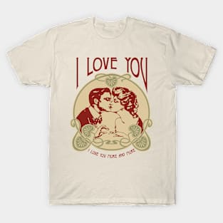 I Love You - Best Romantic Couple Kiss T-Shirt